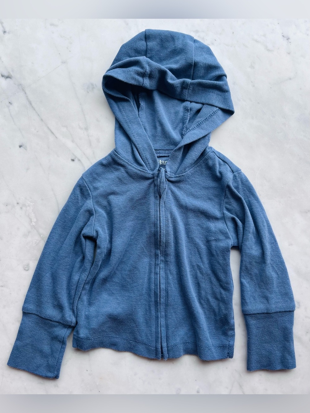Hanes Baby Ultimate Zippin Knit Hoodie Hooded Sweatshirt, Blue, 6-12  M